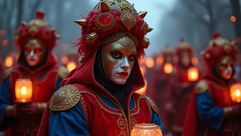 Romanian Mascarade Performers